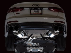 Audi S6 Performance Exhaust - AWE Tuning - Touring Edition - Diamond Black - `19-`23